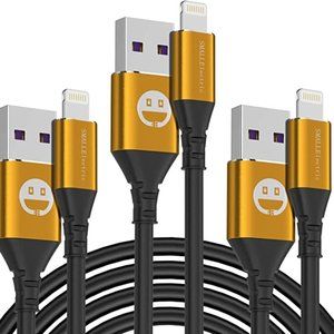 iPhone Charger 10 ft,3-Pack Extra Long Lightning Cable [Apple MFi Certified]